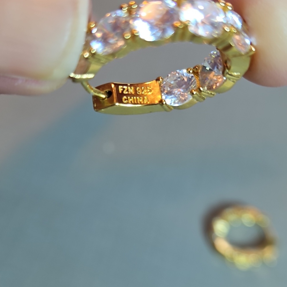 Bella Luce 12.56 ctw Eterno 18k Yellow Gold Over Sterling Earrings - Picture 4 of 6